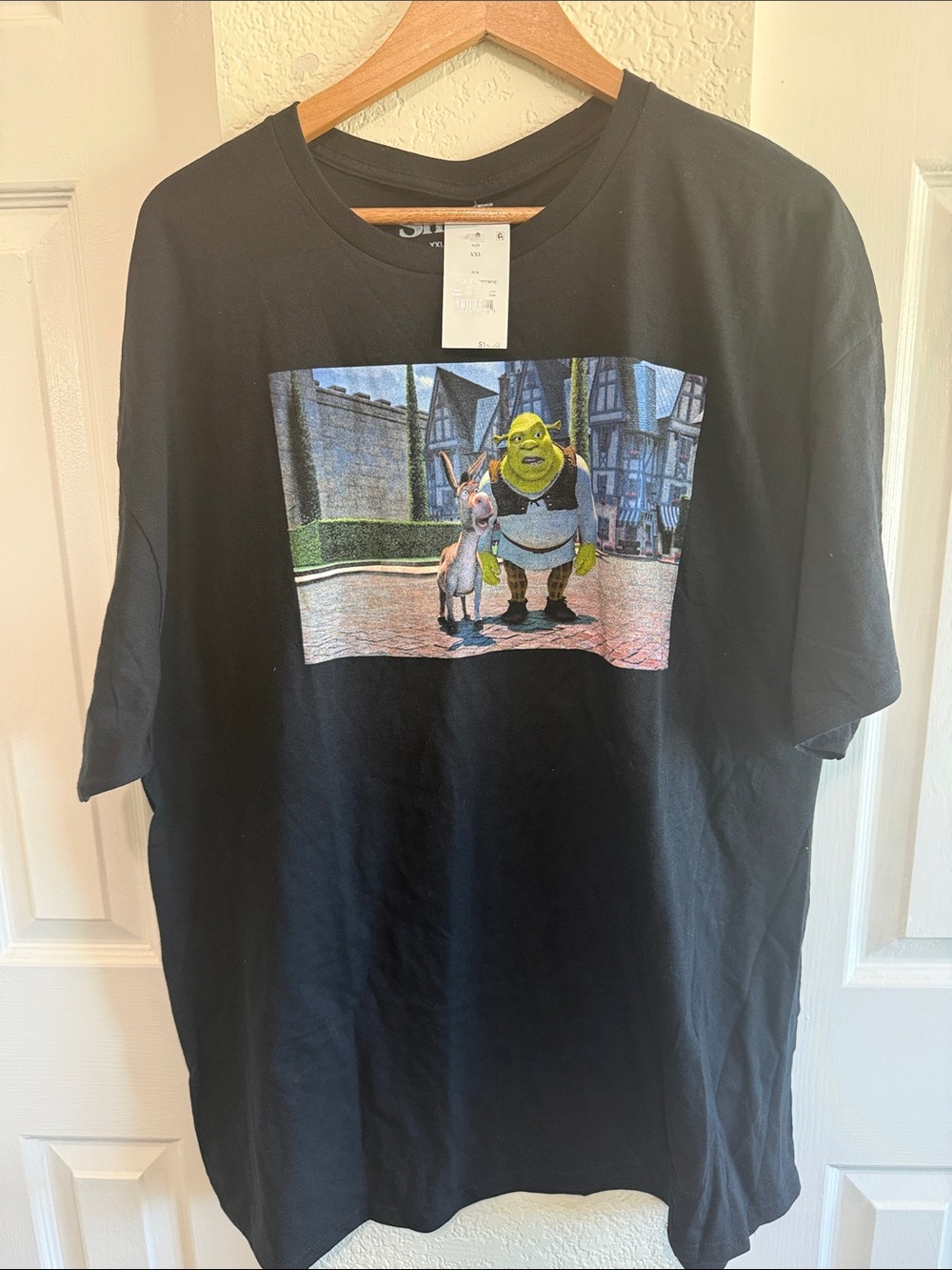 DreamWorks Shrek & Donkey Black Graphic Tee